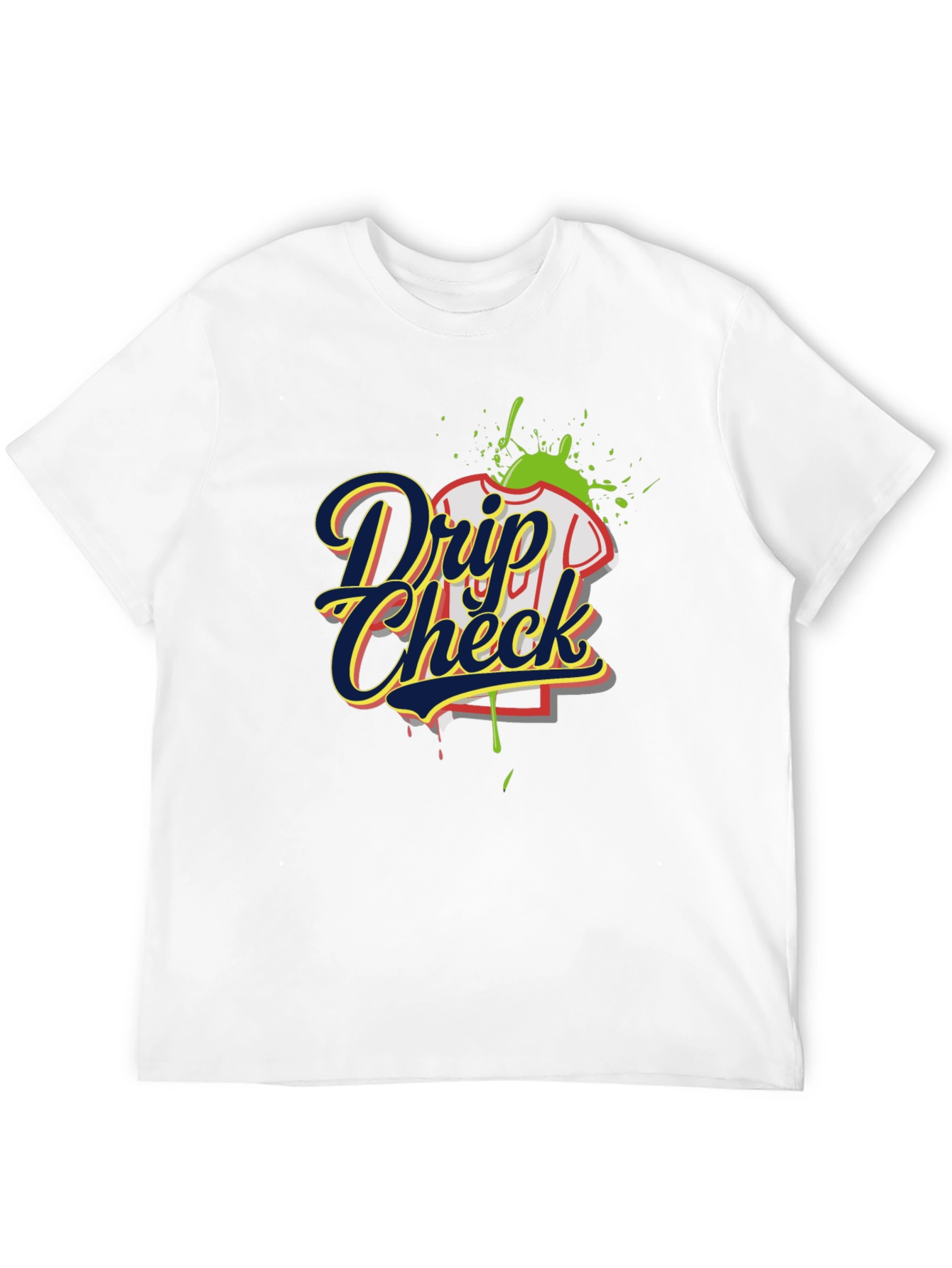 Drip Check Graphic Tee