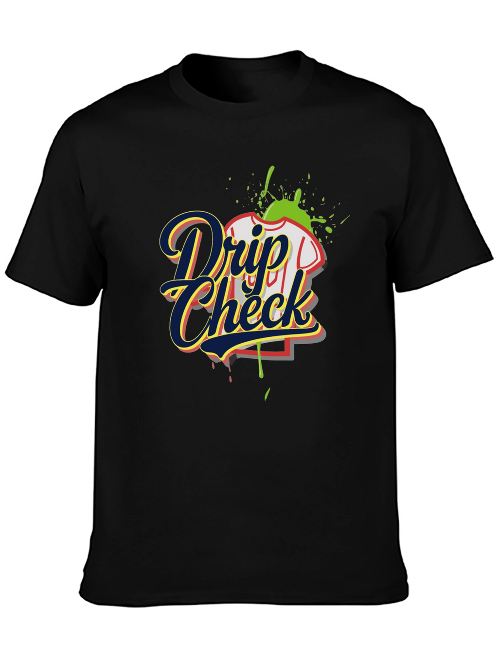 Drip Check Graphic Tee