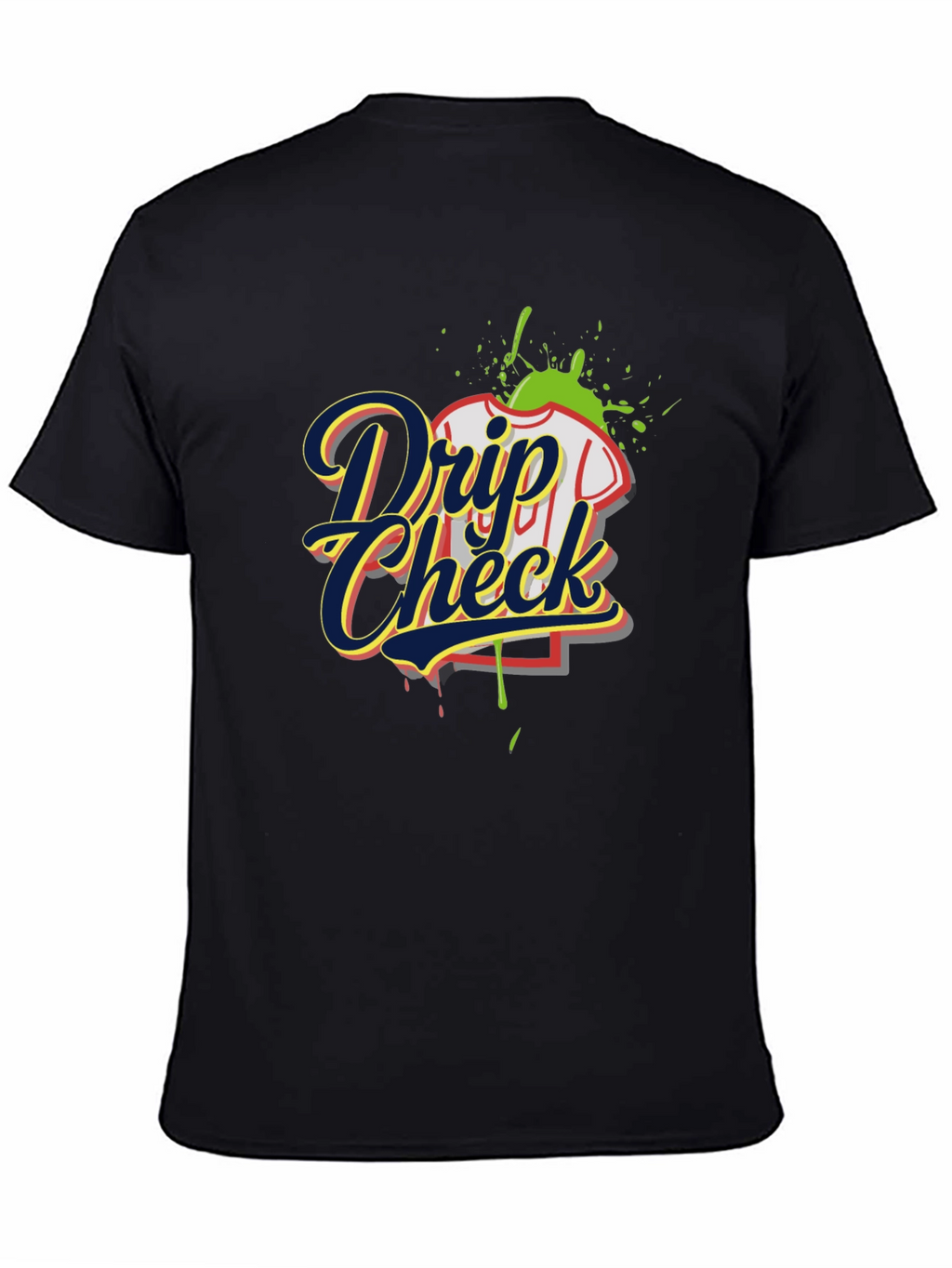 Drip Check Graphic Tee