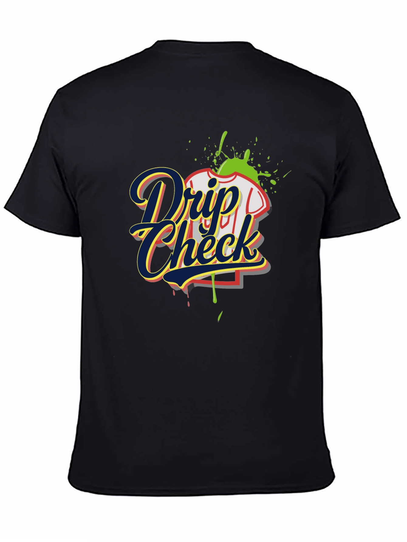 Drip Check Graphic Tee