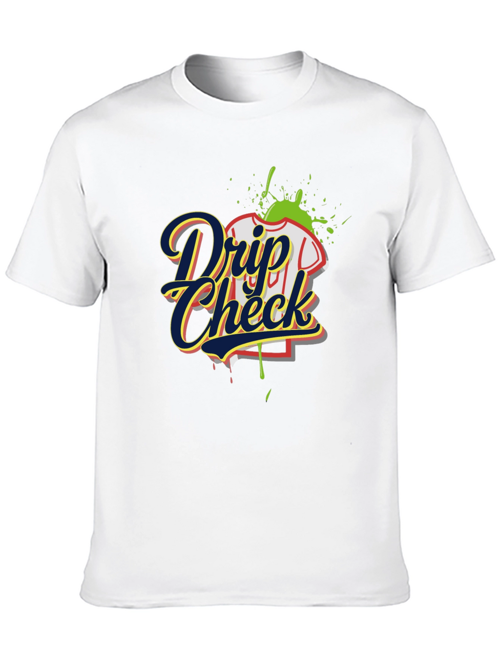 Drip Check Graphic Tee