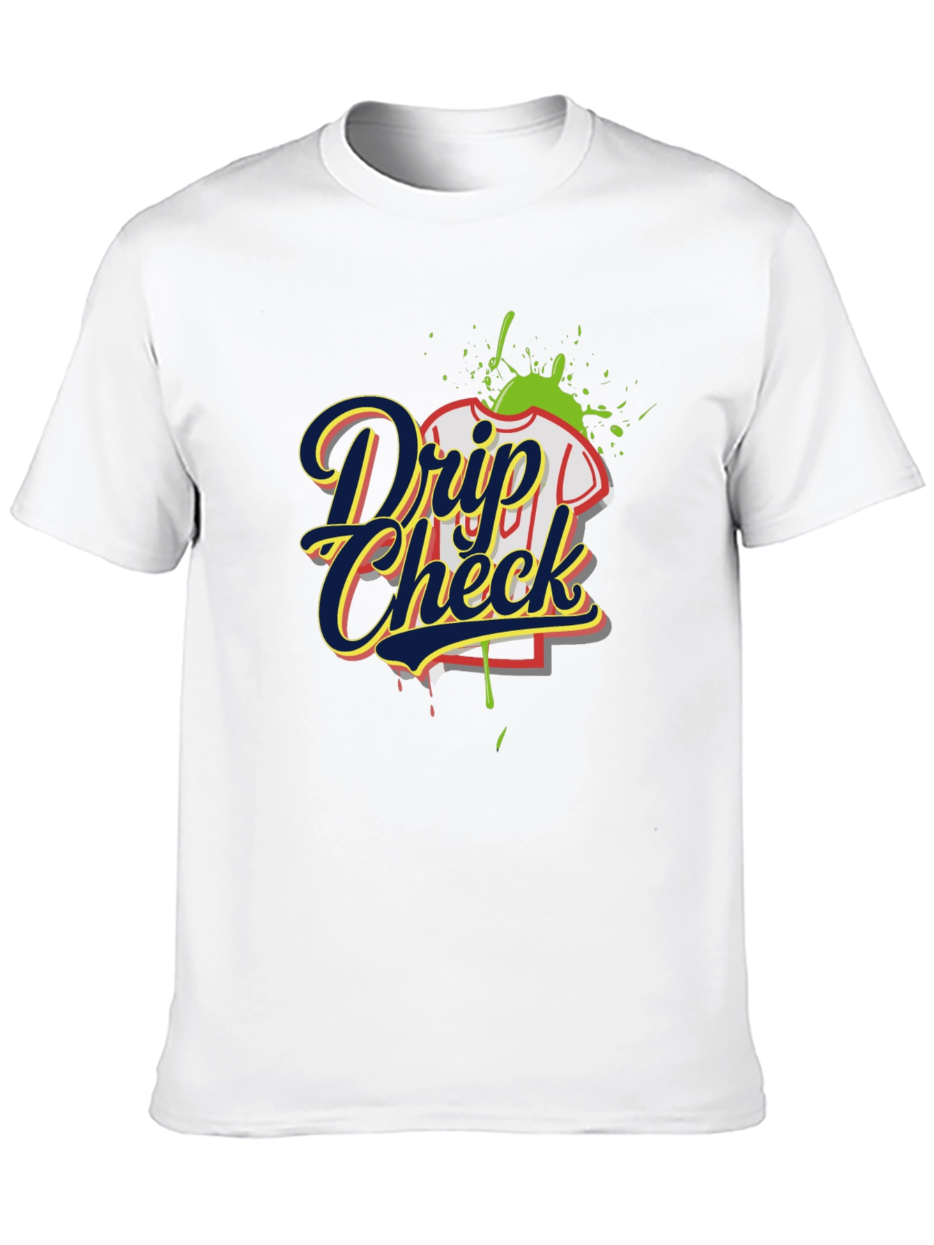 Drip Check Graphic Tee