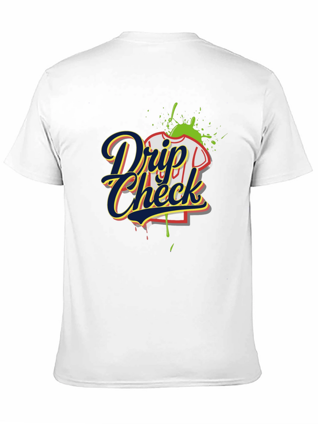 Drip Check Graphic Tee