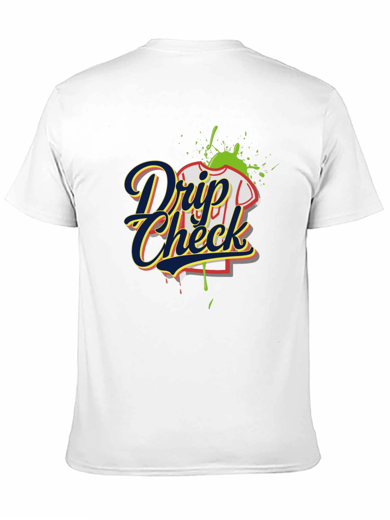 Drip Check Graphic Tee