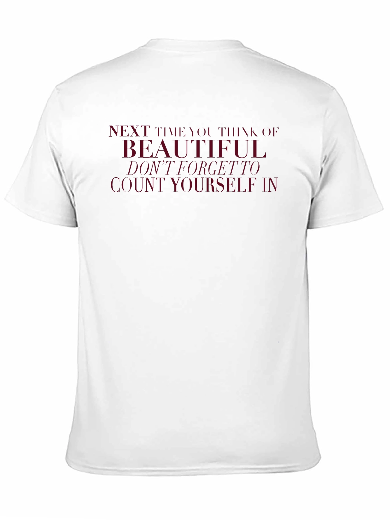 Inspirational Graphic T-Shirt - Beautiful Inside Out