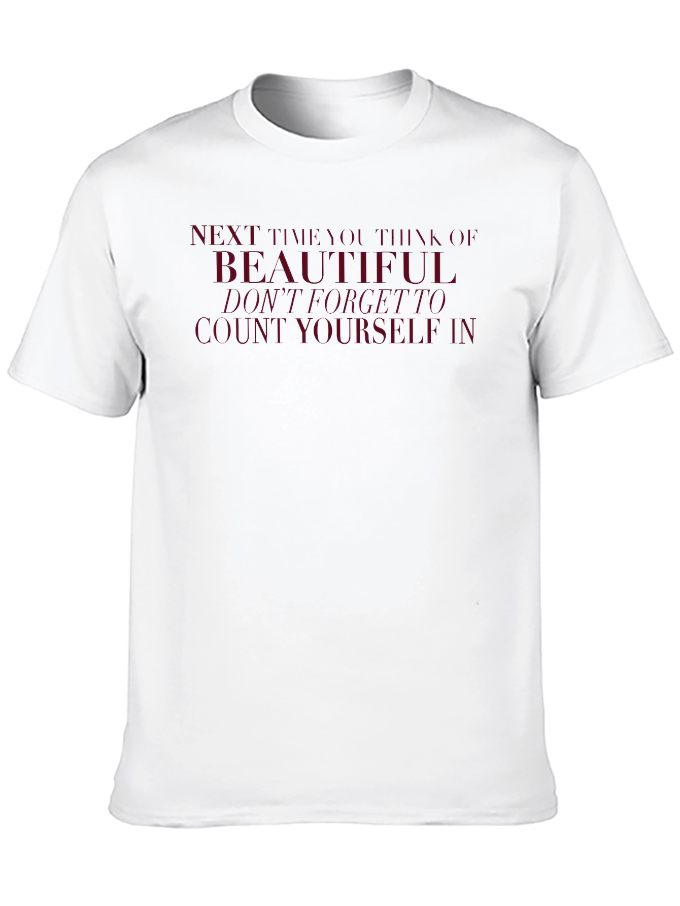 Inspirational Graphic T-Shirt - Beautiful Inside Out