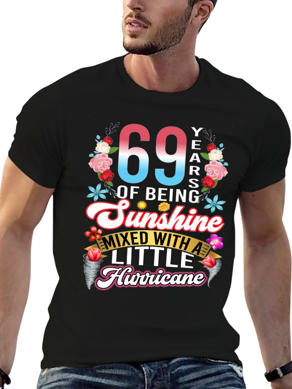 69 Years of Sunshine & Hurricane T-Shirt