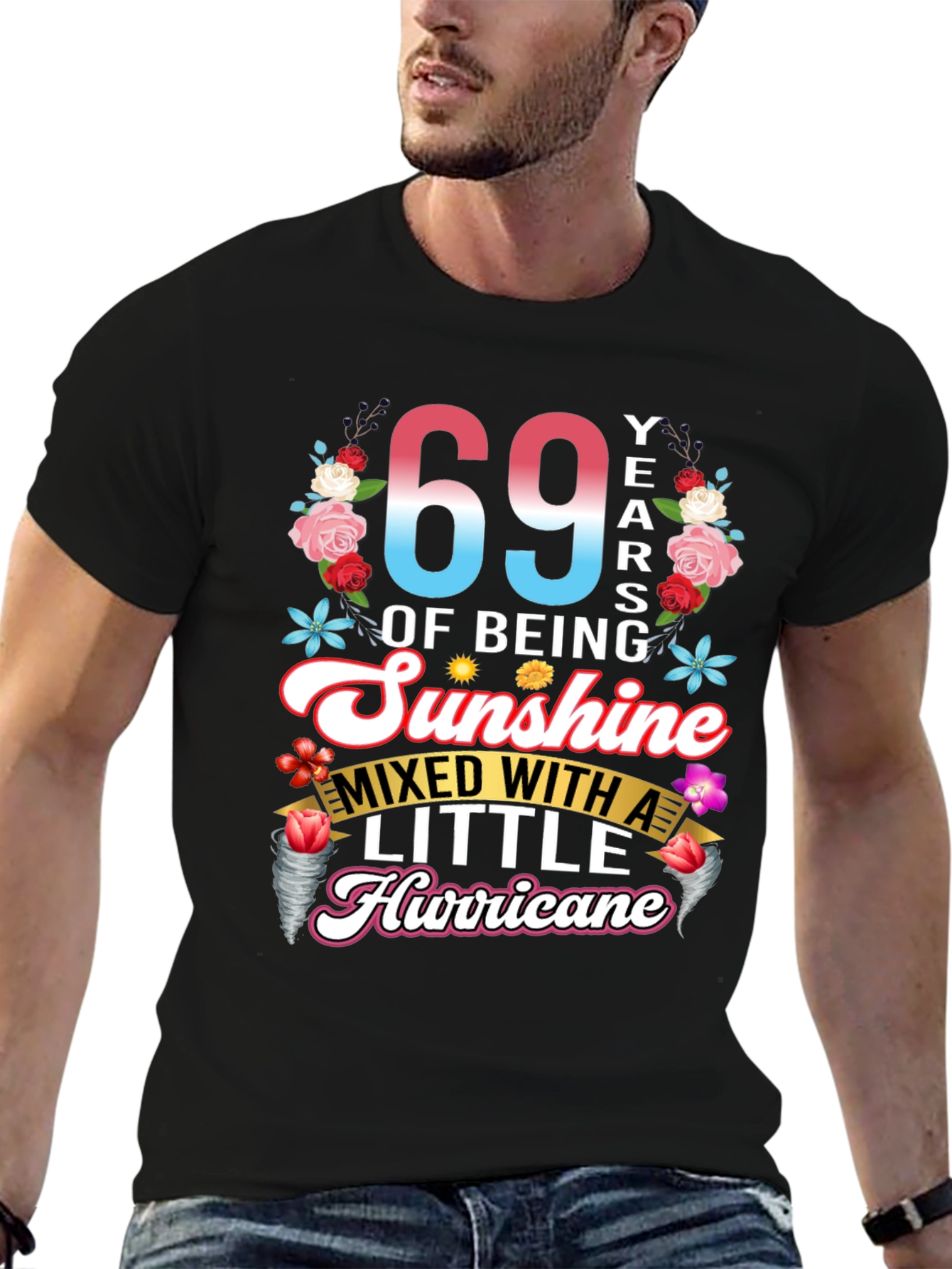 69 Years of Sunshine & Hurricane T-Shirt