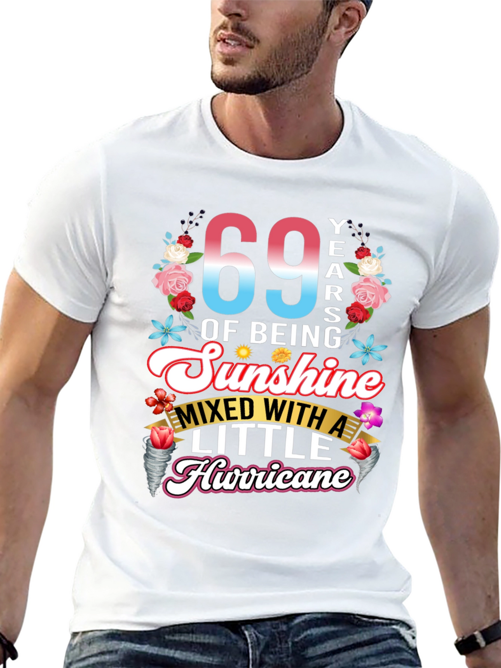 69 Years of Sunshine & Hurricane T-Shirt