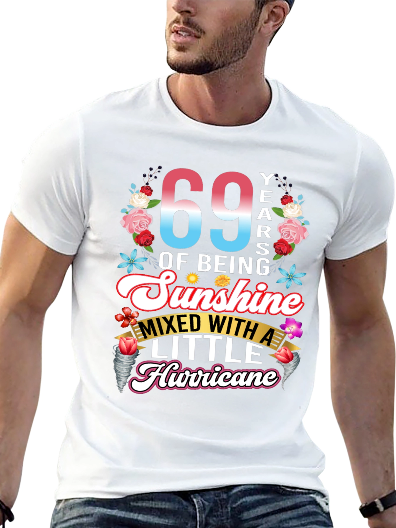 69 Years of Sunshine & Hurricane T-Shirt