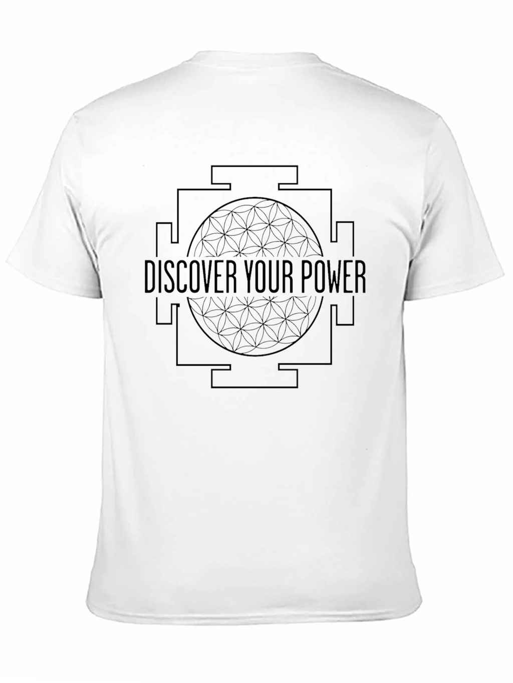 Discover Your Power Graphic Tee - Black Cotton Blend