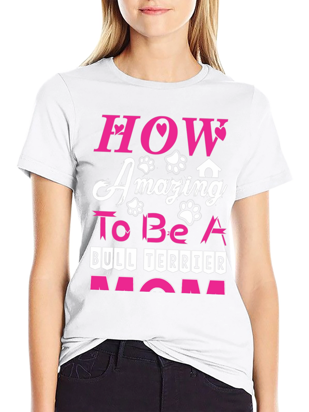 Bull Terrier Mom Graphic Tee
