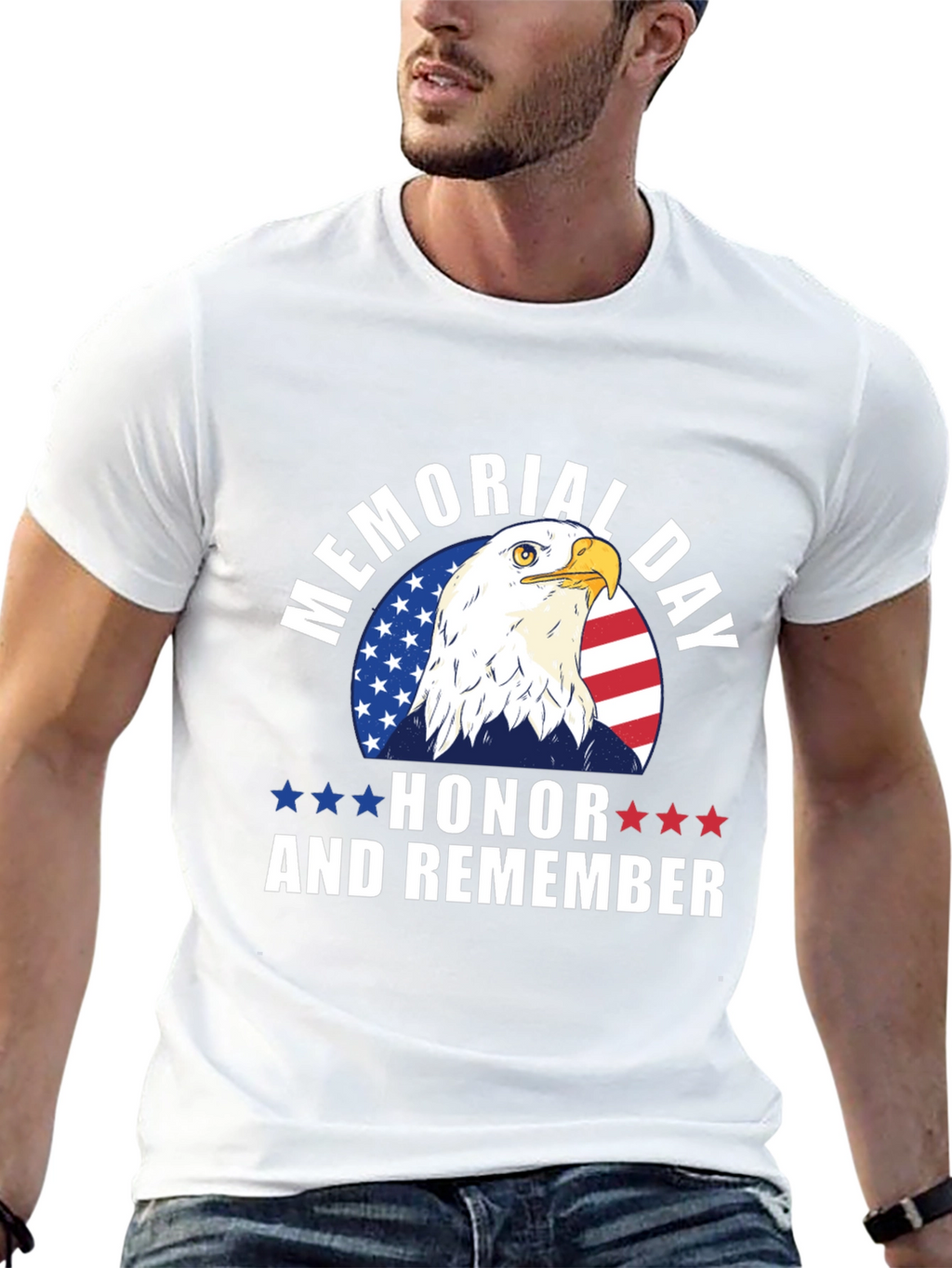 Memorial Day Eagle T-Shirt