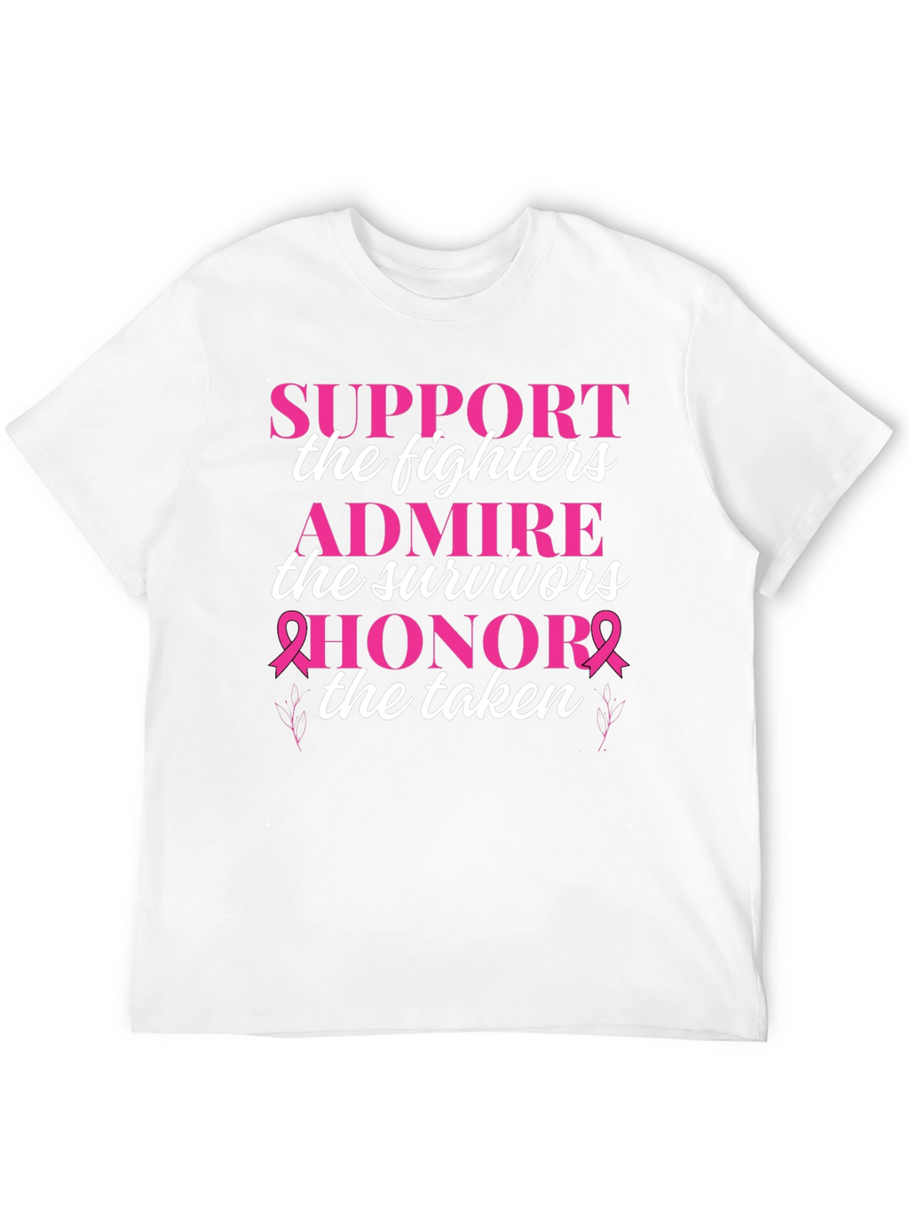 Support Breast Cancer Awareness Graphic Tee