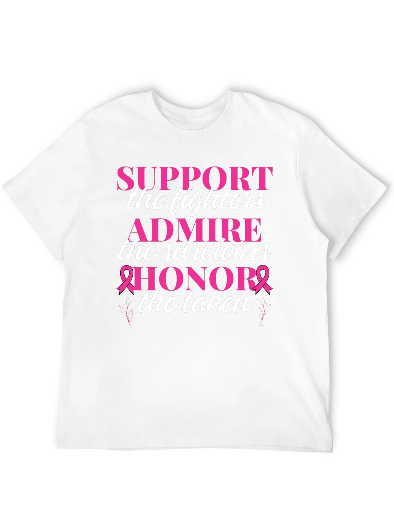 Support Breast Cancer Awareness Graphic Tee