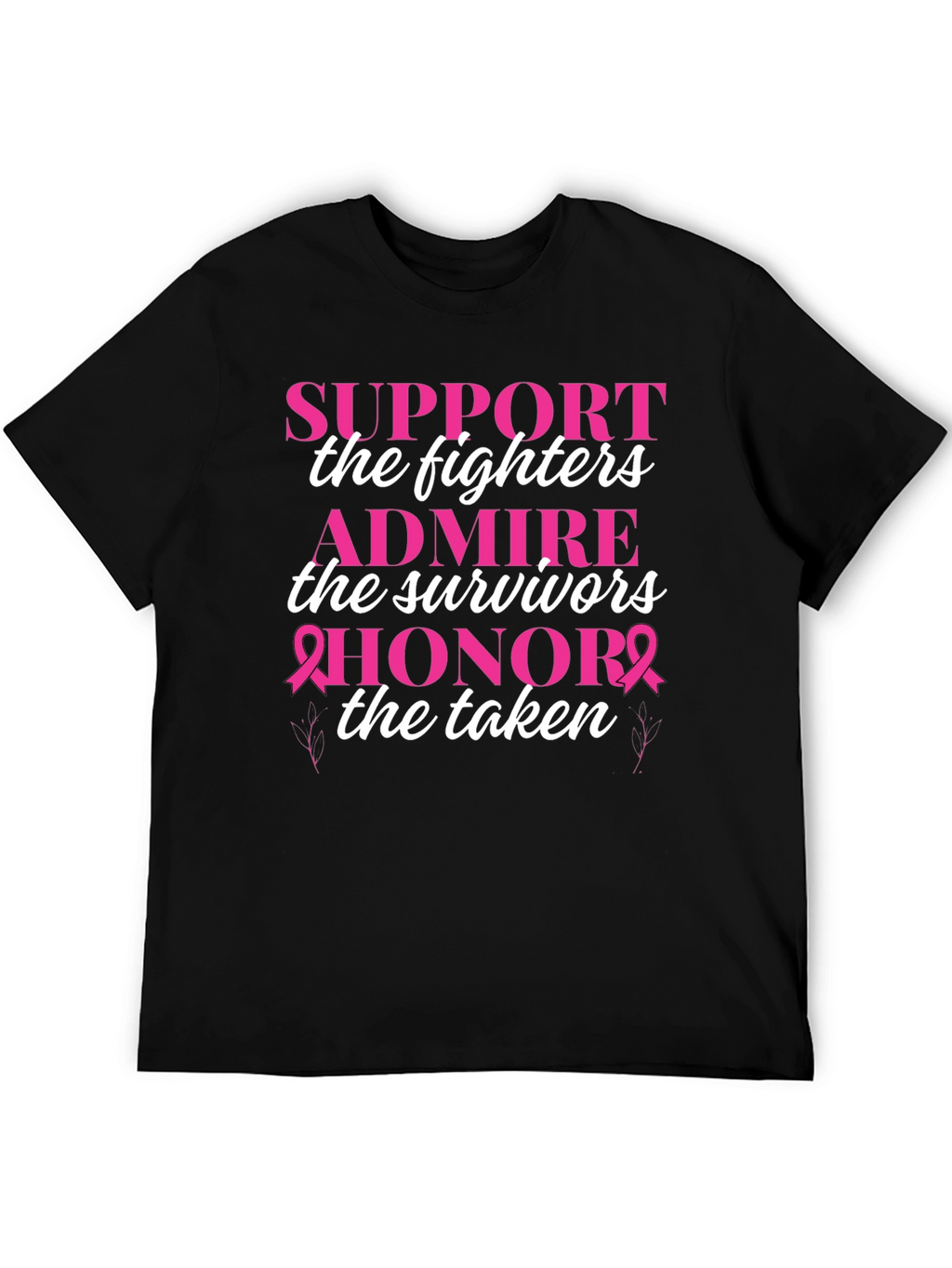 Support Breast Cancer Awareness Graphic Tee