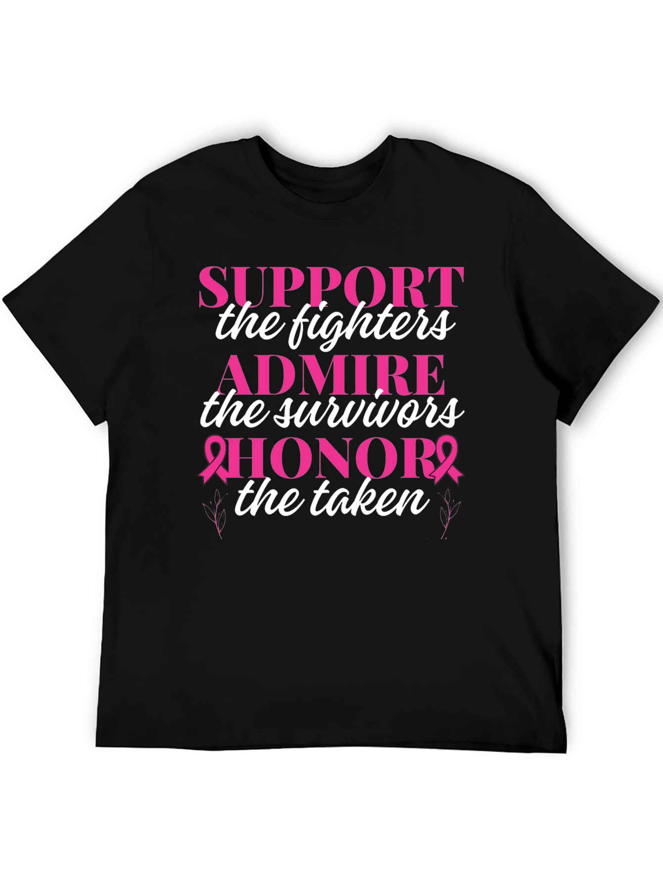 Support Breast Cancer Awareness Graphic Tee
