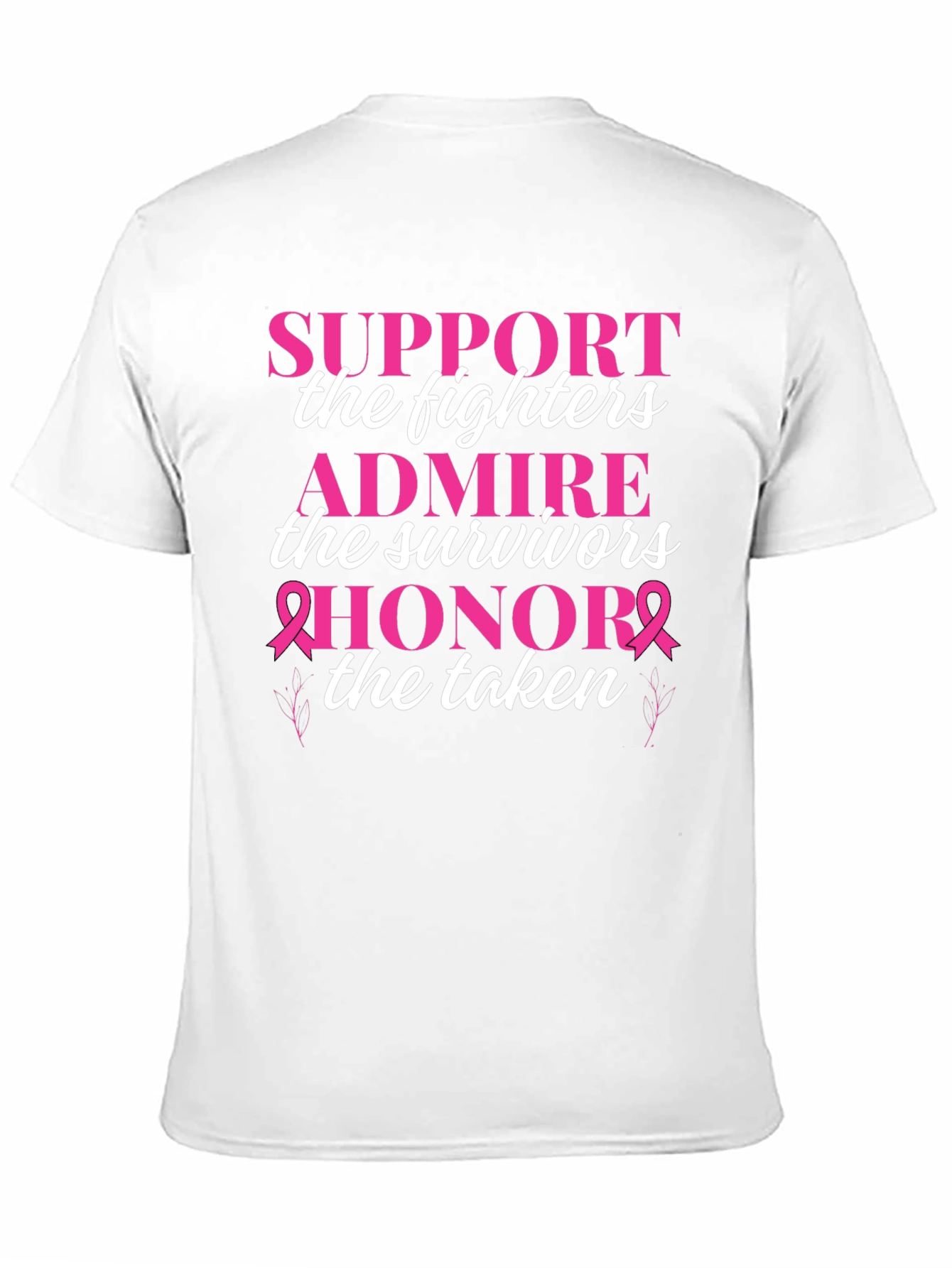Support Breast Cancer Awareness Graphic Tee