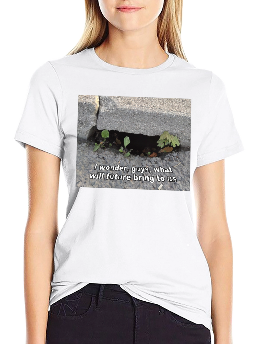 I Wonder Guys Graphic T-Shirt - Black