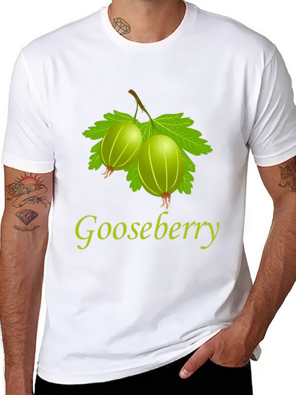 Gooseberry Graphic Print Black T-Shirt
