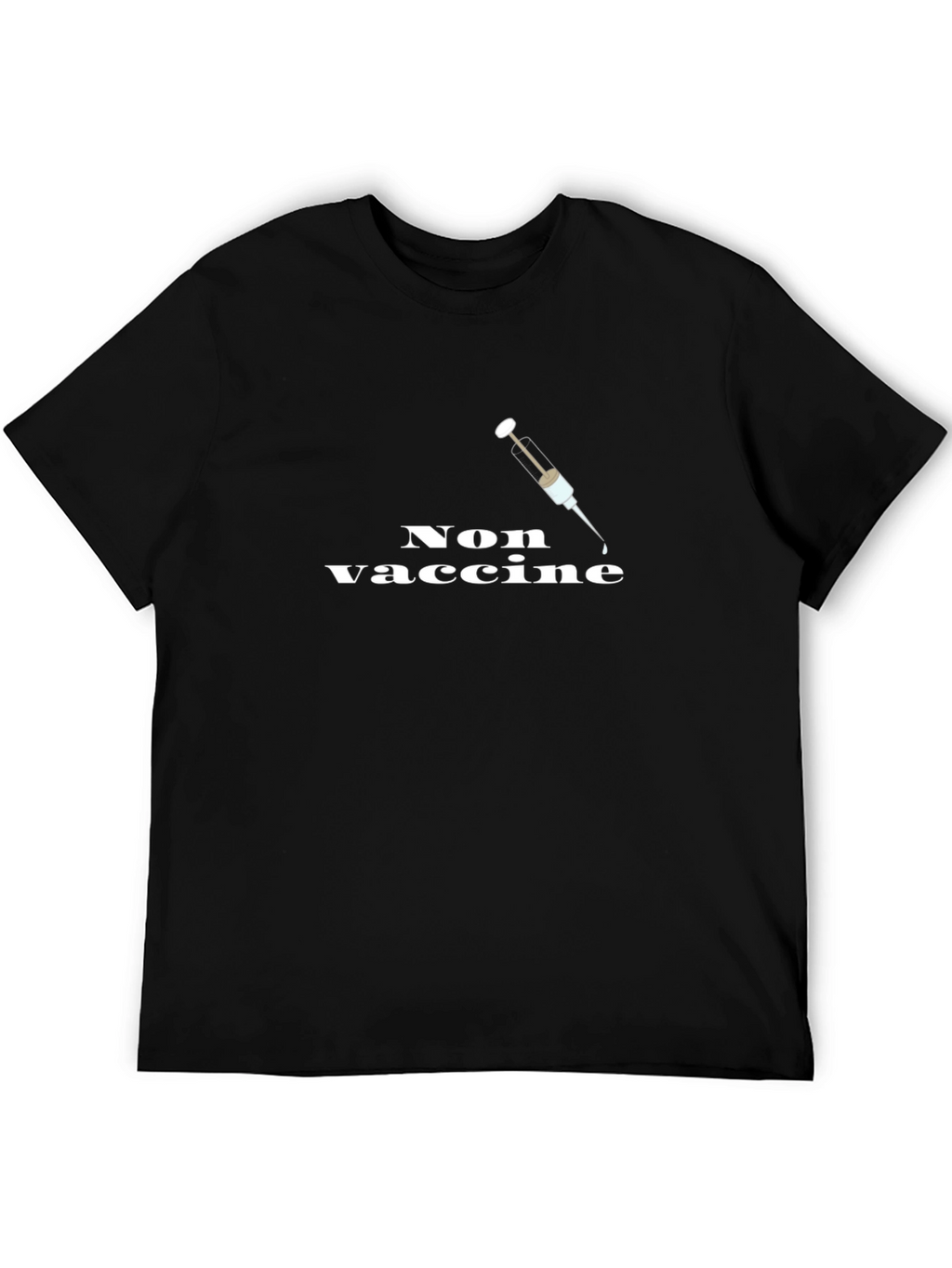 Non Vaccine Graphic T-Shirt - Anti Vaccine Tee