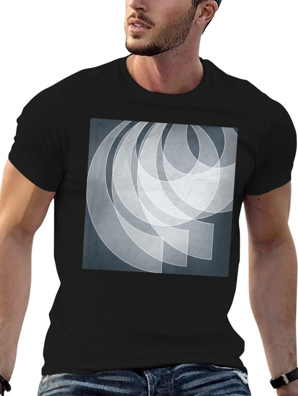 Abstract Graphic T-Shirt - Modern Artistic Tee