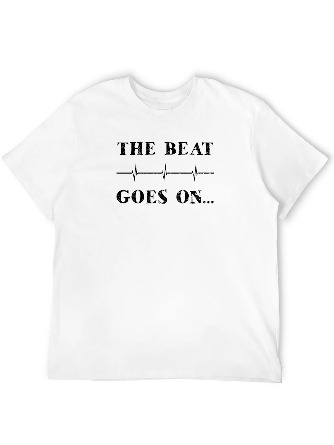The Beat Goes On Graphic Black T-Shirt