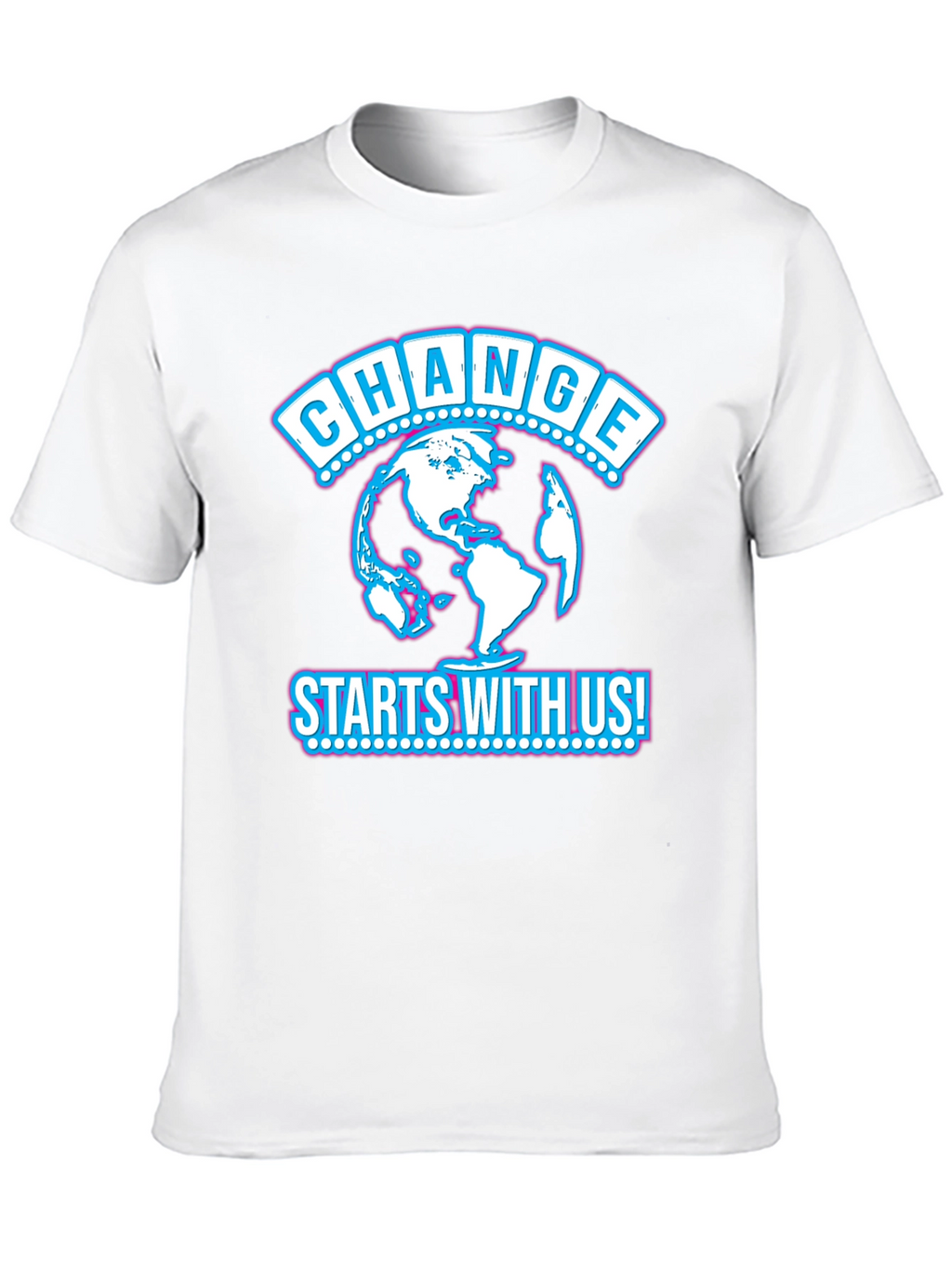 Change Starts With Us Black T-Shirt