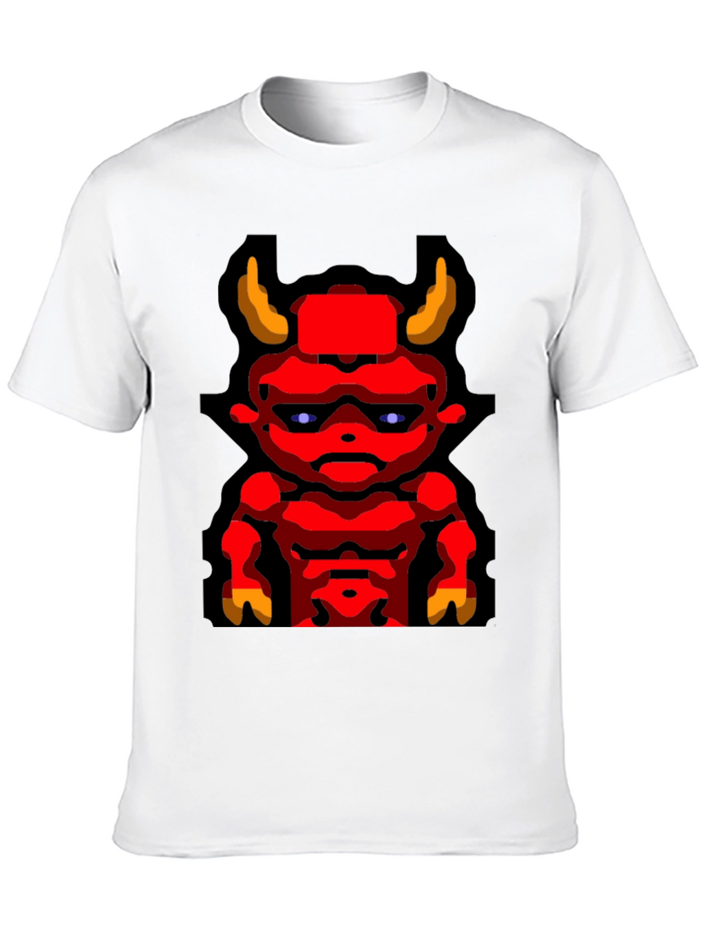 Devil Graphic T-Shirt Mens Black Tee