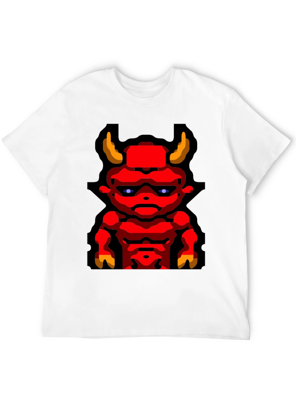 Devil Graphic T-Shirt Mens Black Tee