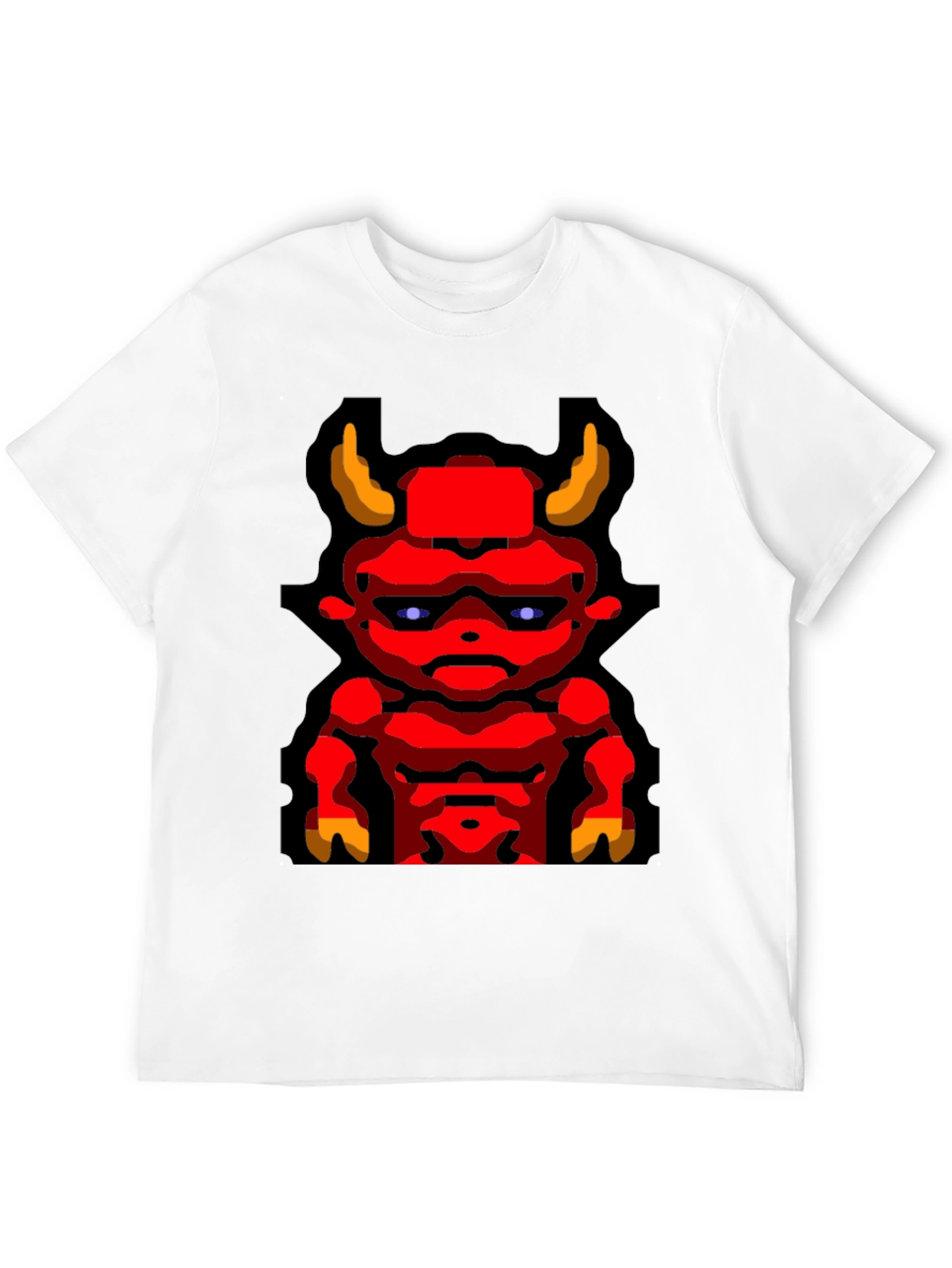 Devil Graphic T-Shirt Mens Black Tee
