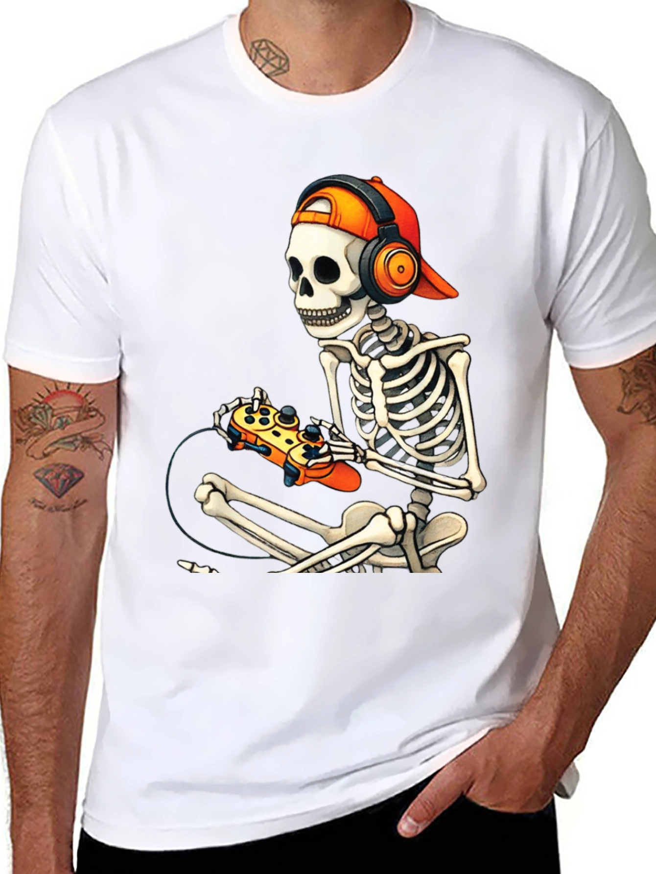 Gamer Skeleton T-Shirt