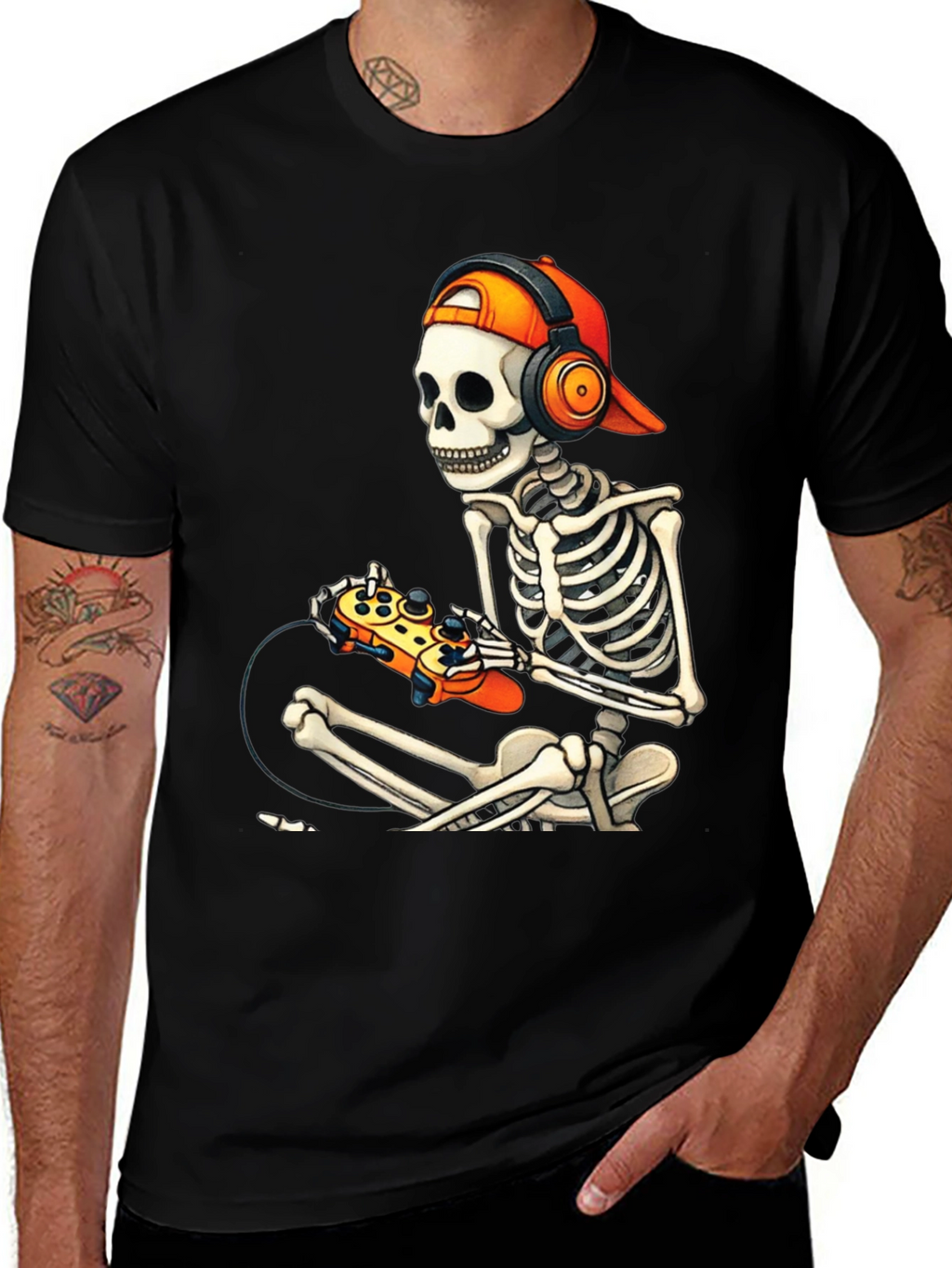 Gamer Skeleton T-Shirt
