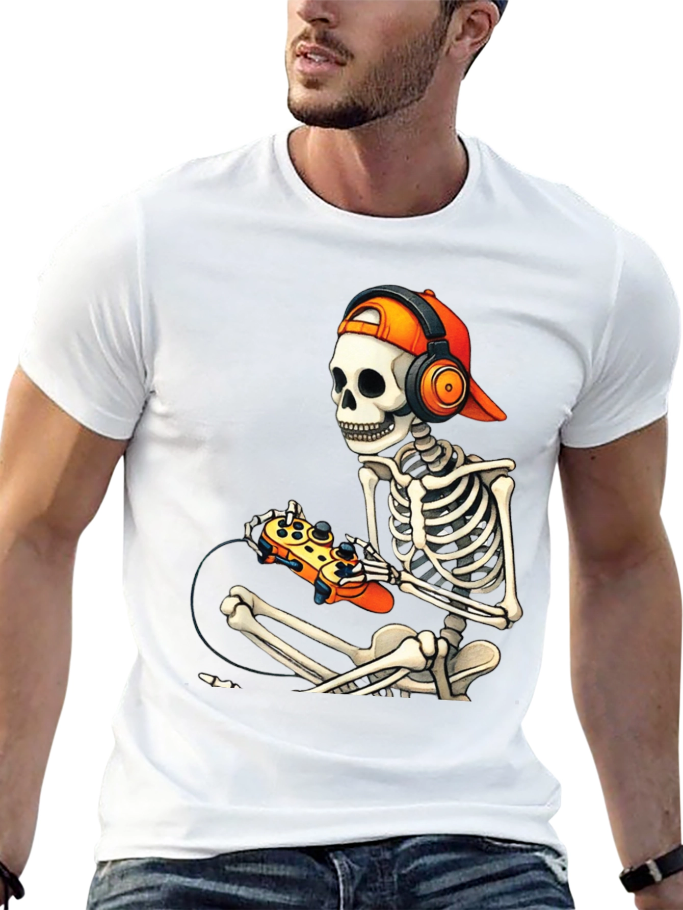Gamer Skeleton T-Shirt