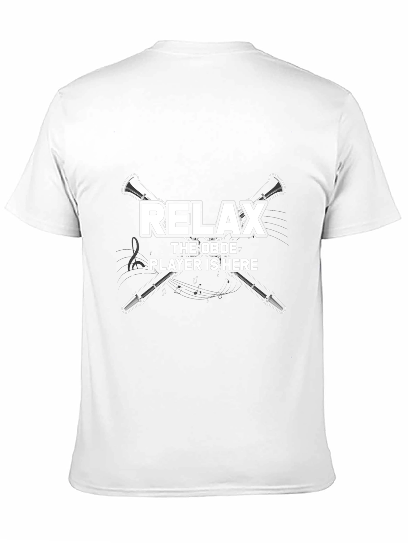 Relax Oboe Player T-Shirt - Musician Humor Tee