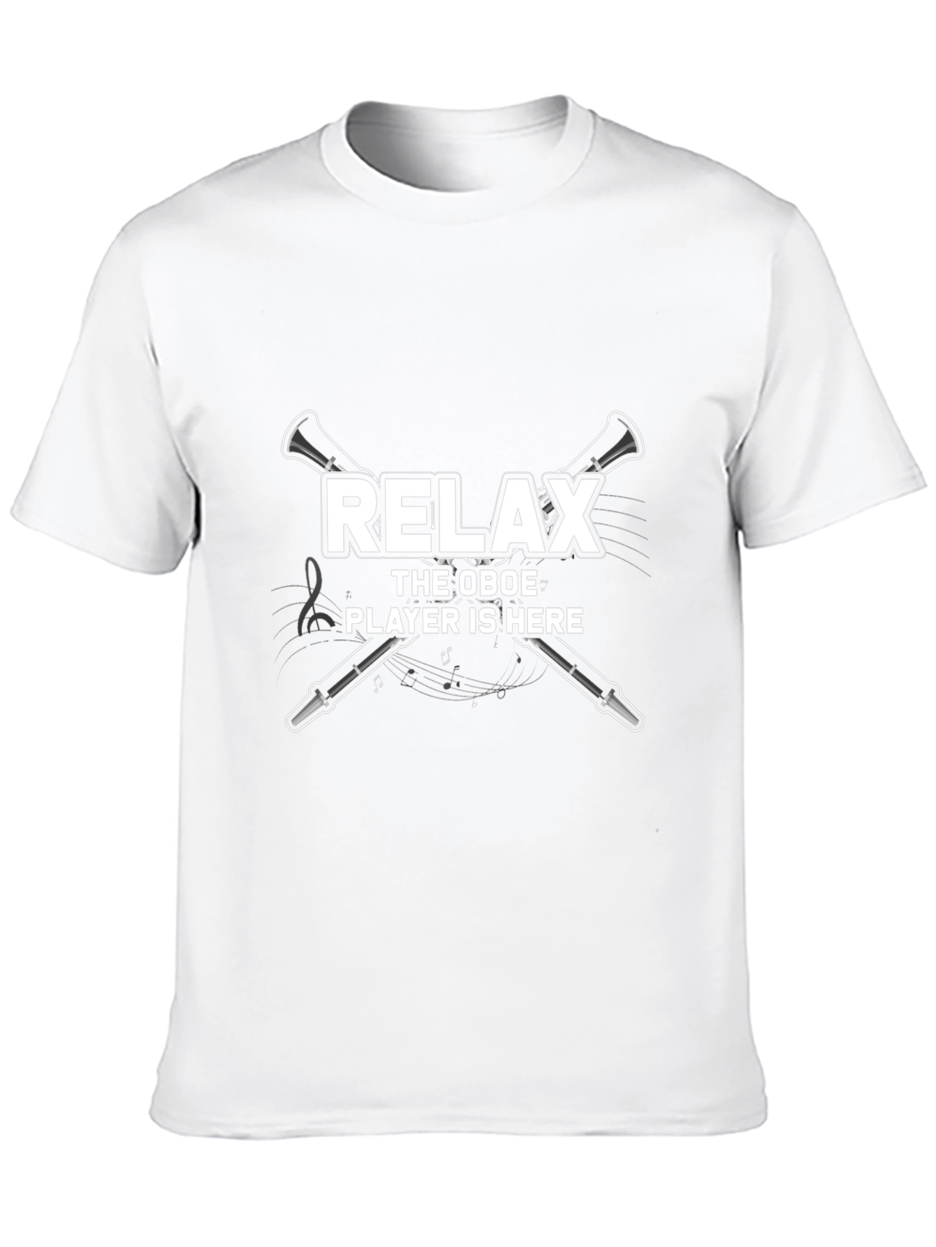 Relax Oboe Player T-Shirt - Musician Humor Tee