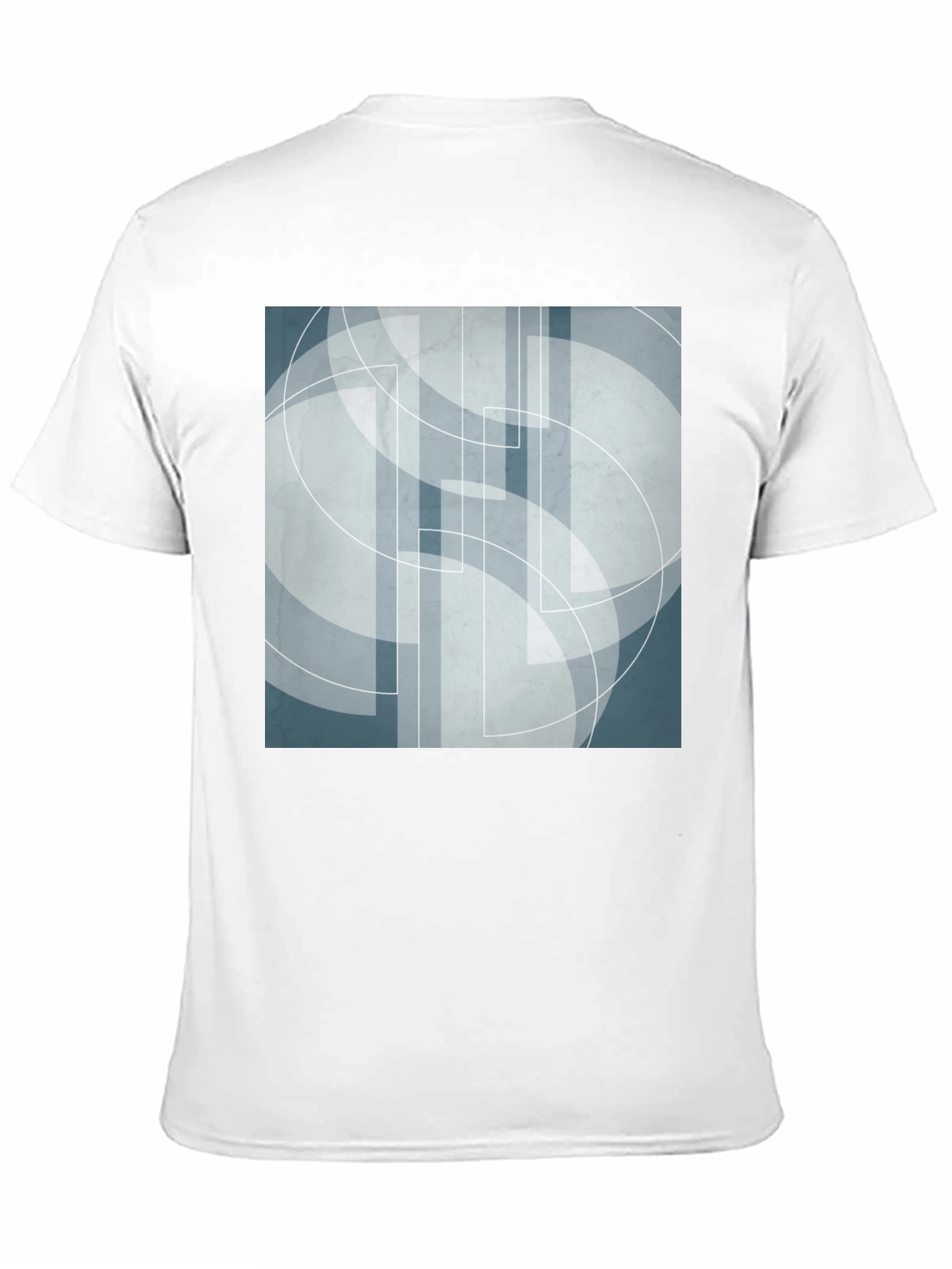 Abstract Geometric Graphic Print Tee