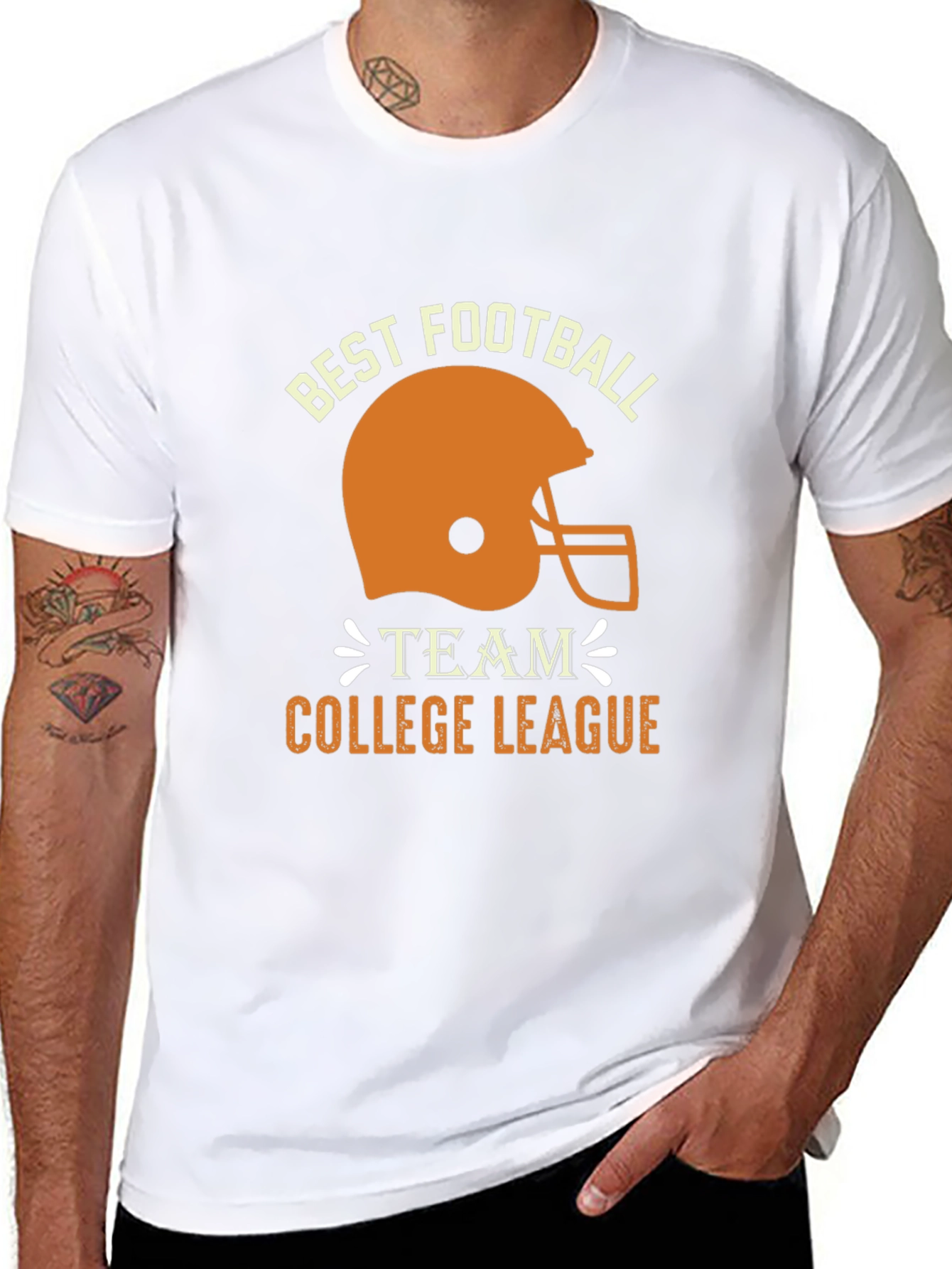 Best Football Team College League Graphic T-Shirt