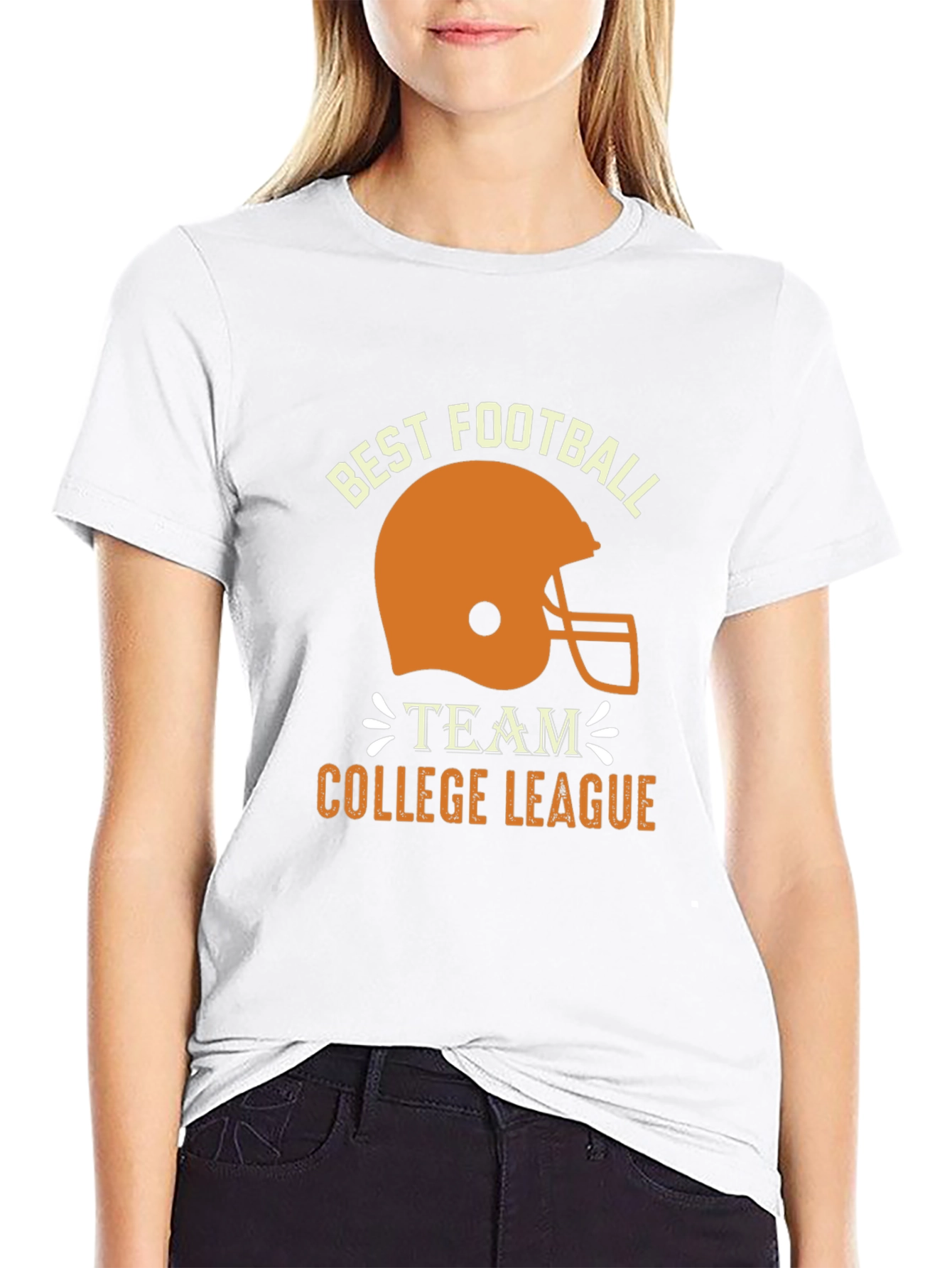 Best Football Team College League Graphic T-Shirt