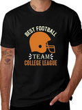 Best Football Team College League Graphic T-Shirt