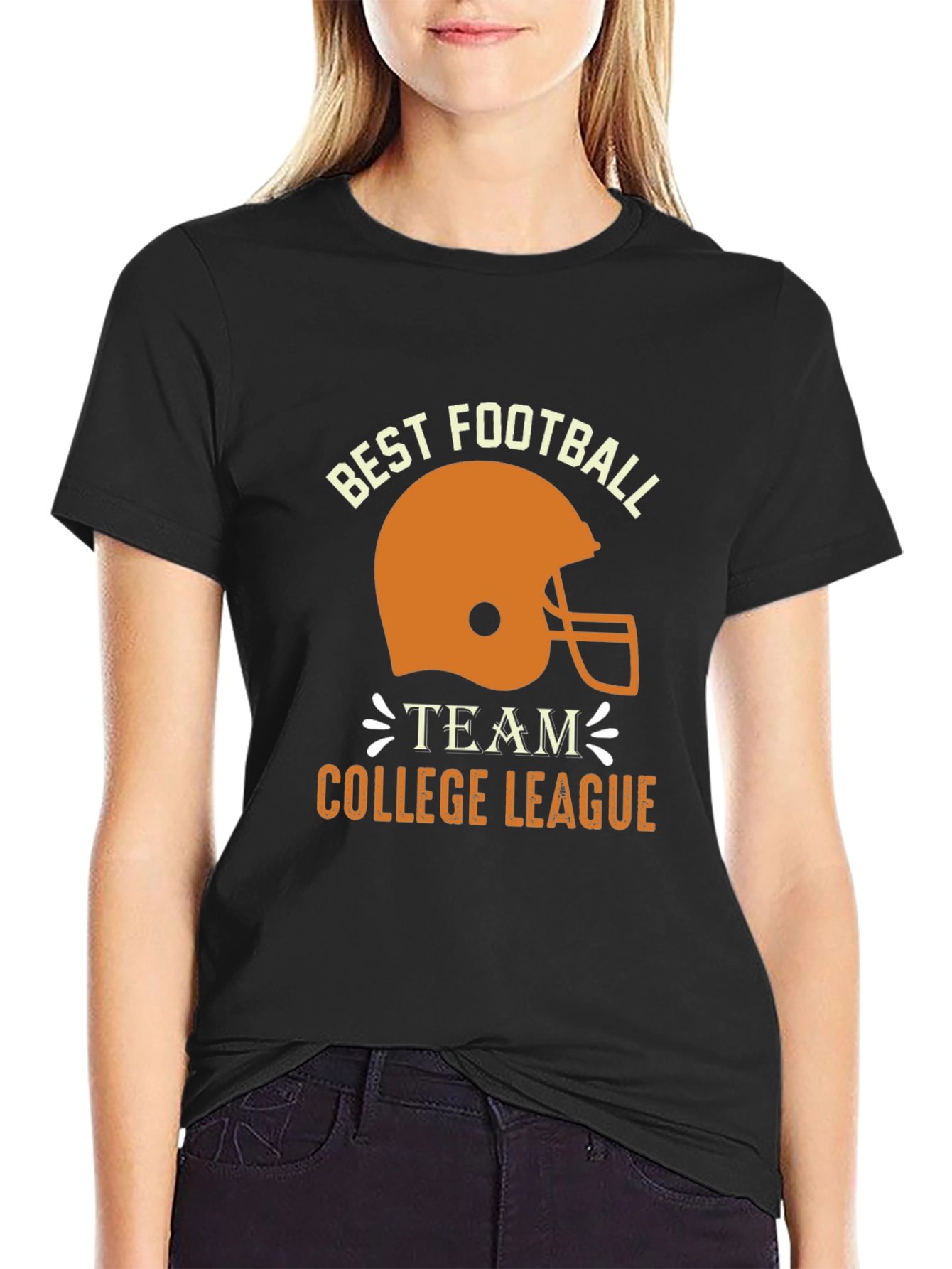 Best Football Team College League Graphic T-Shirt