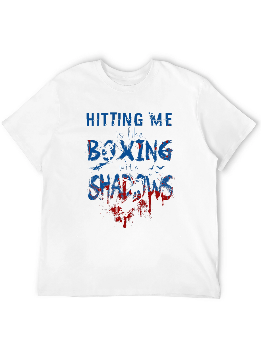 Boxing with Shadows Graphic Tee - Black Cotton