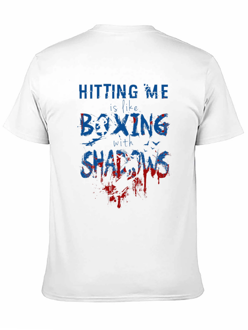 Boxing with Shadows Graphic Tee - Black Cotton