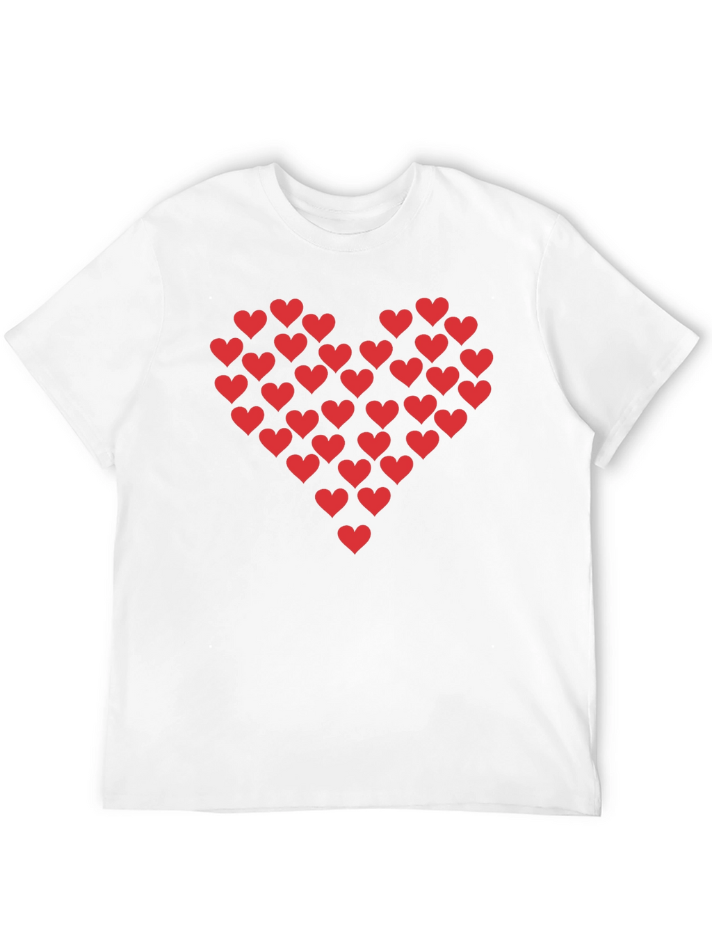 Heart of Hearts Graphic Black T-Shirt