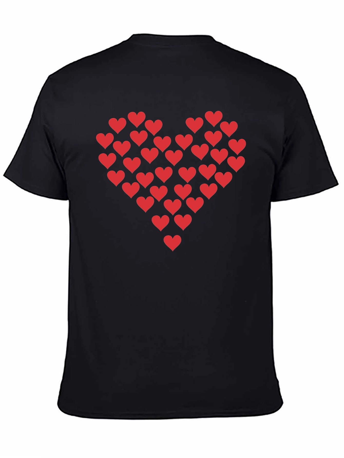 Heart of Hearts Graphic Black T-Shirt