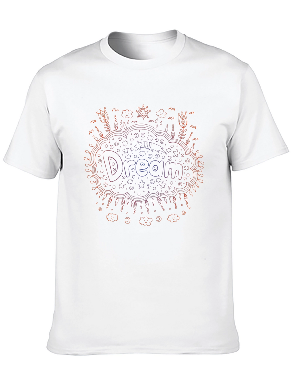 Dream Graphic Black T-Shirt for Men