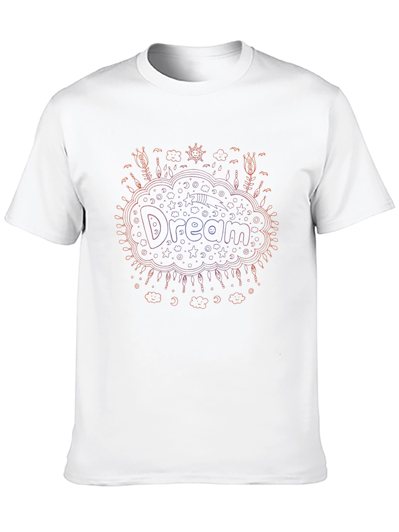 Dream Graphic Black T-Shirt for Men