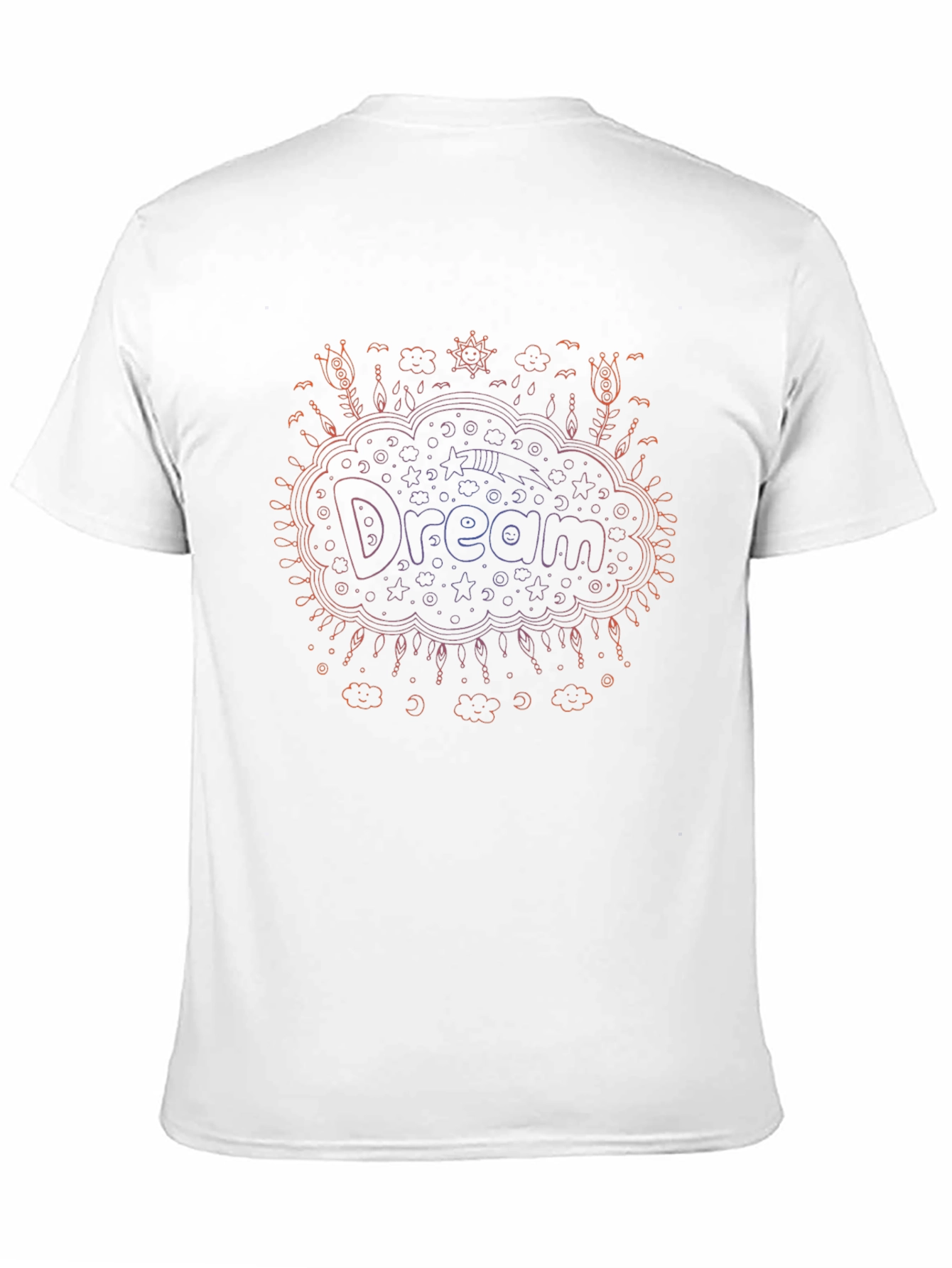Dream Graphic Black T-Shirt for Men