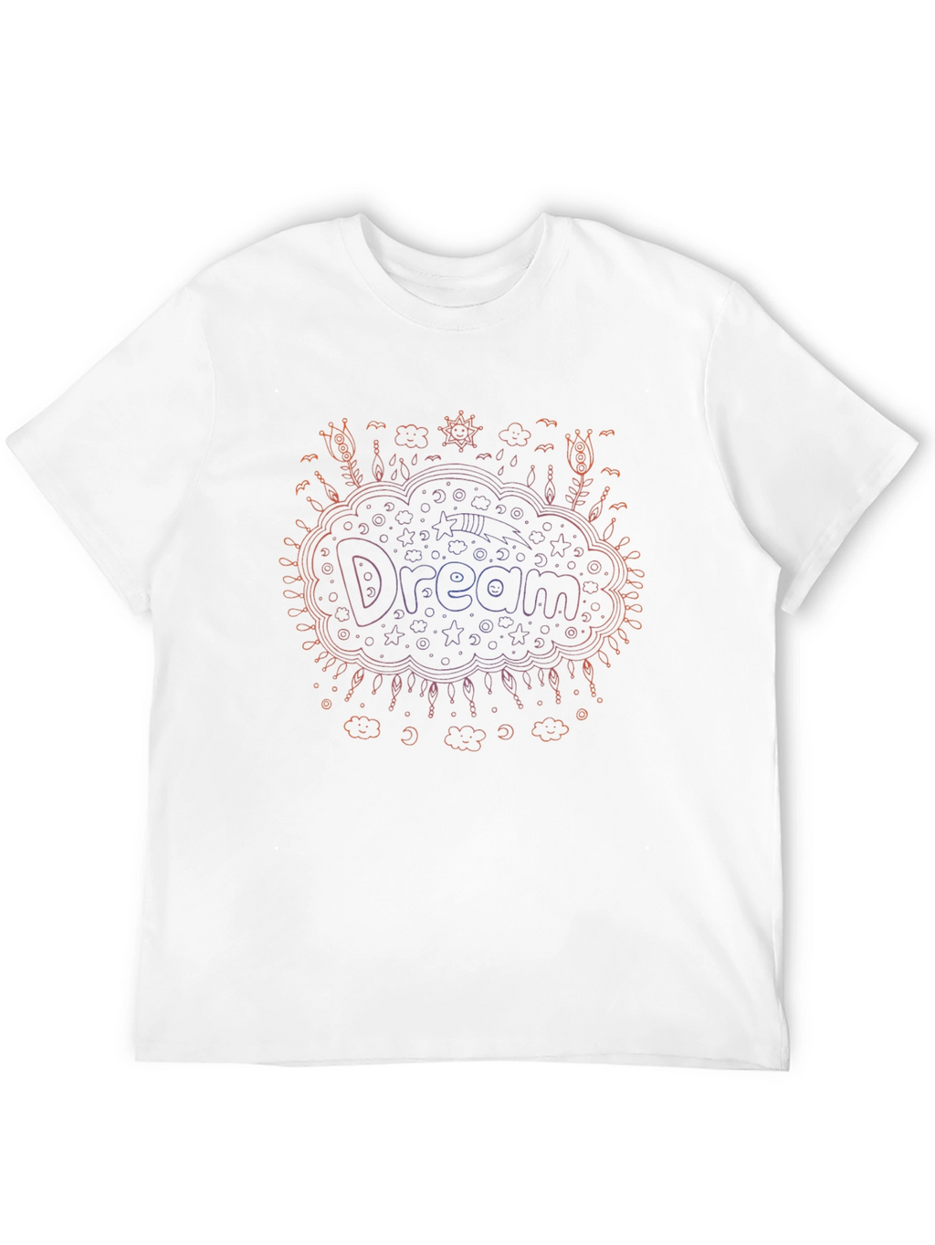 Dream Graphic Black T-Shirt for Men