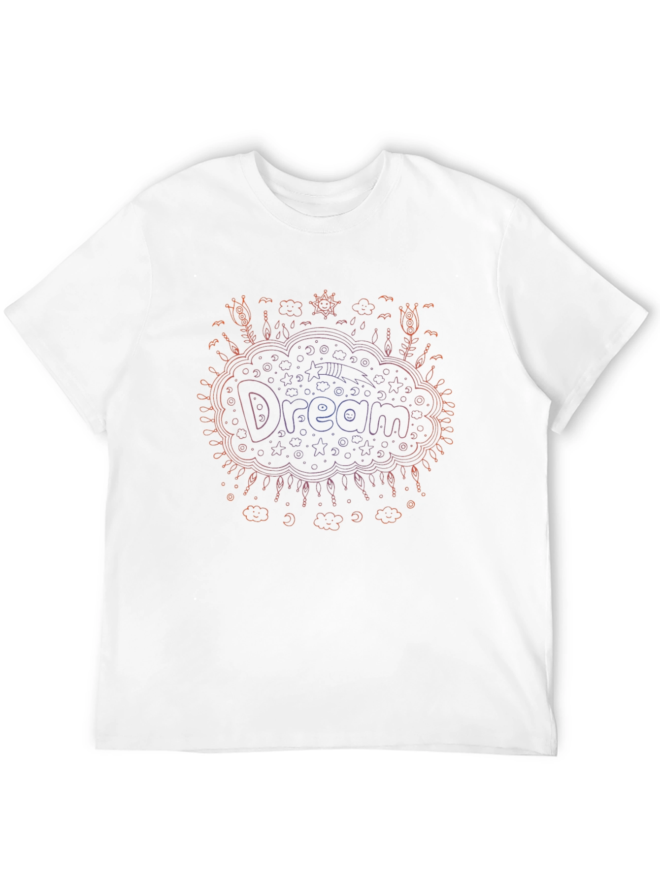 Dream Graphic Black T-Shirt for Men